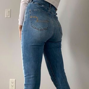 American Eagle curvy highest rise jeggings